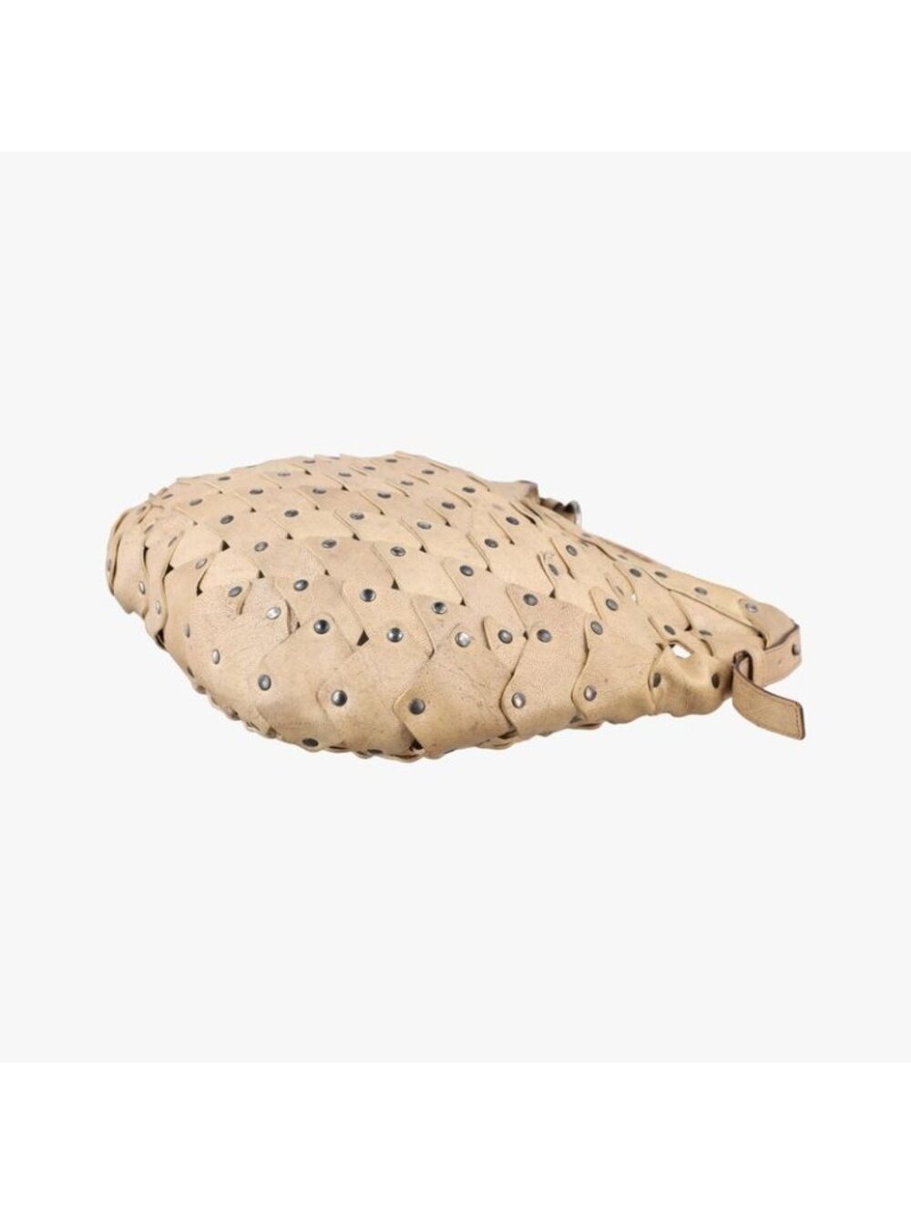 Saint Laurent Yves Mombasa Beige Leather Handbag - Picture 6 of 16